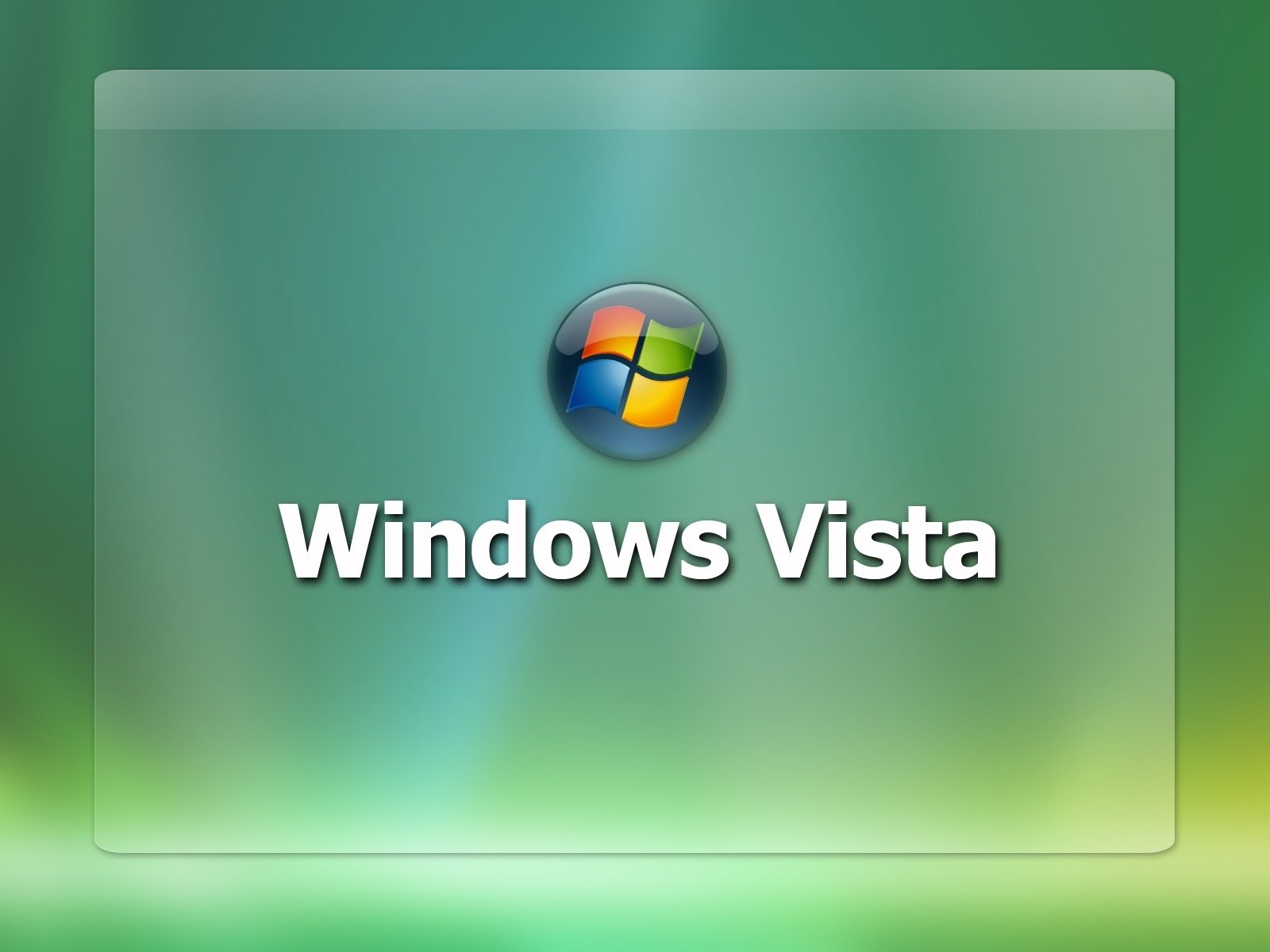 Windows logo on a green background