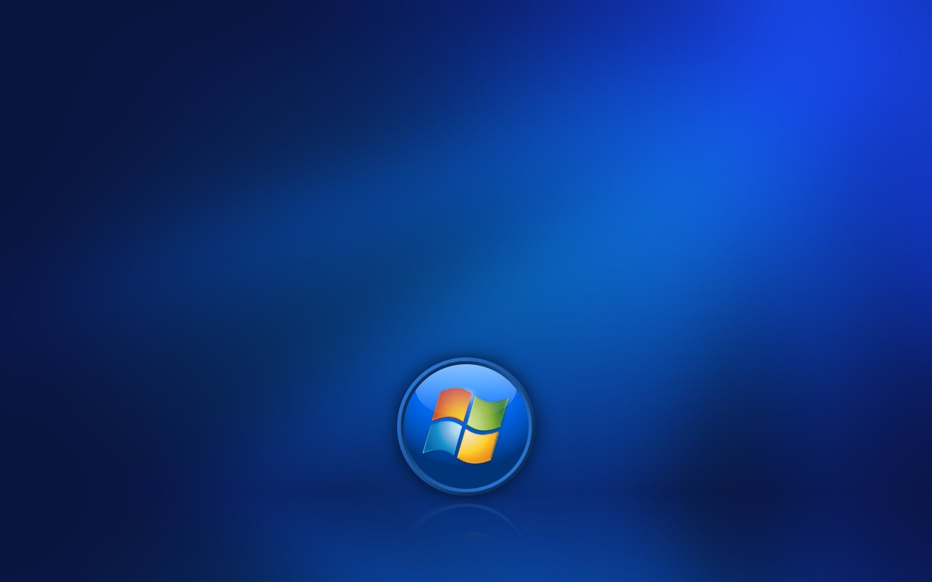 Windows icon on a blue background