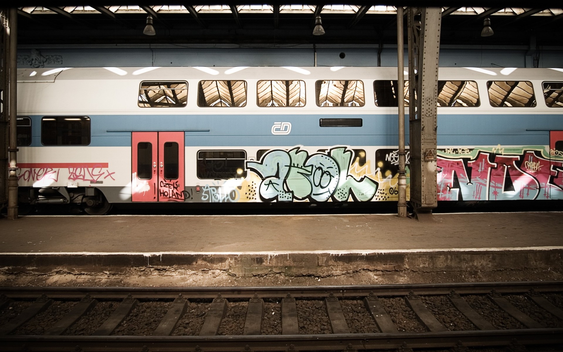 train car graffiti
