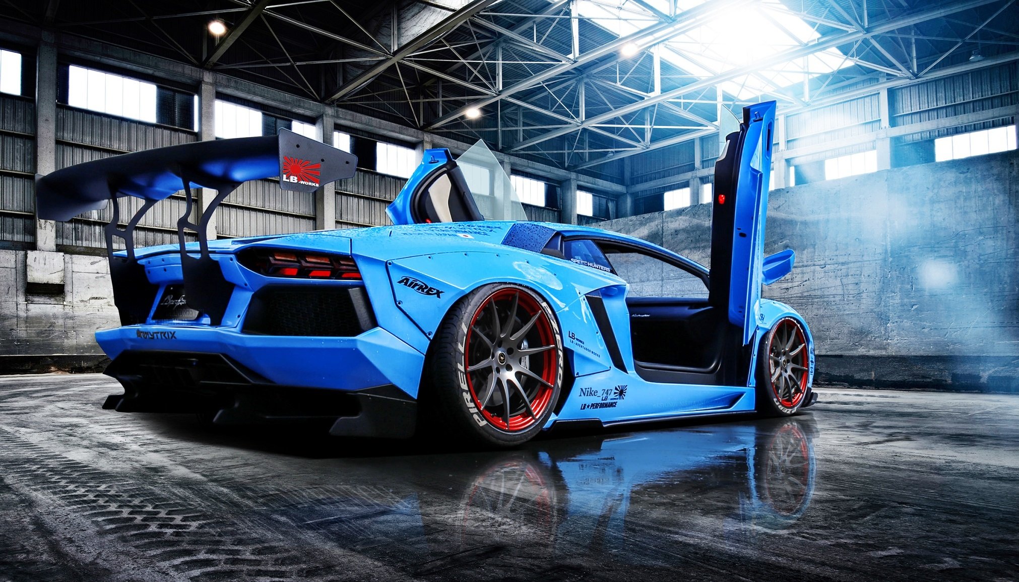 HD wallpaper lamborghini aventador lp720-4 liberty walk lb perfomance