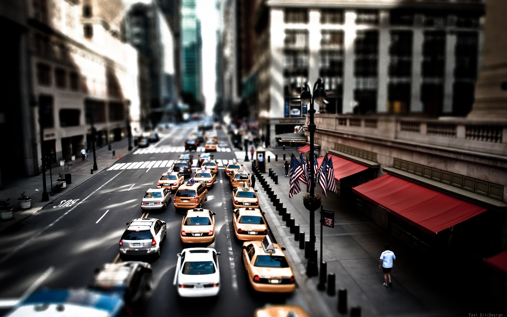 new york taxi street