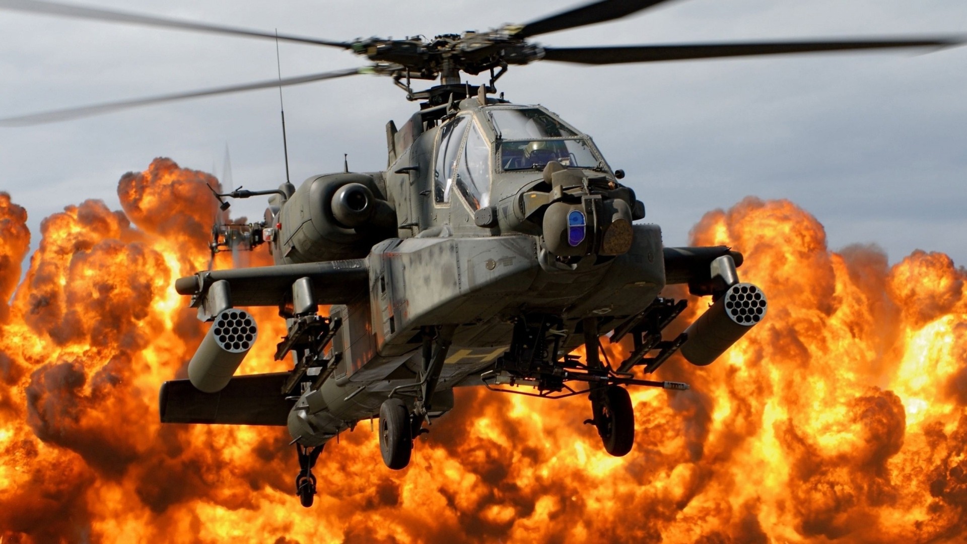 HD wallpaper in a fight multipurpose helicopter black hawk sikorsky ...