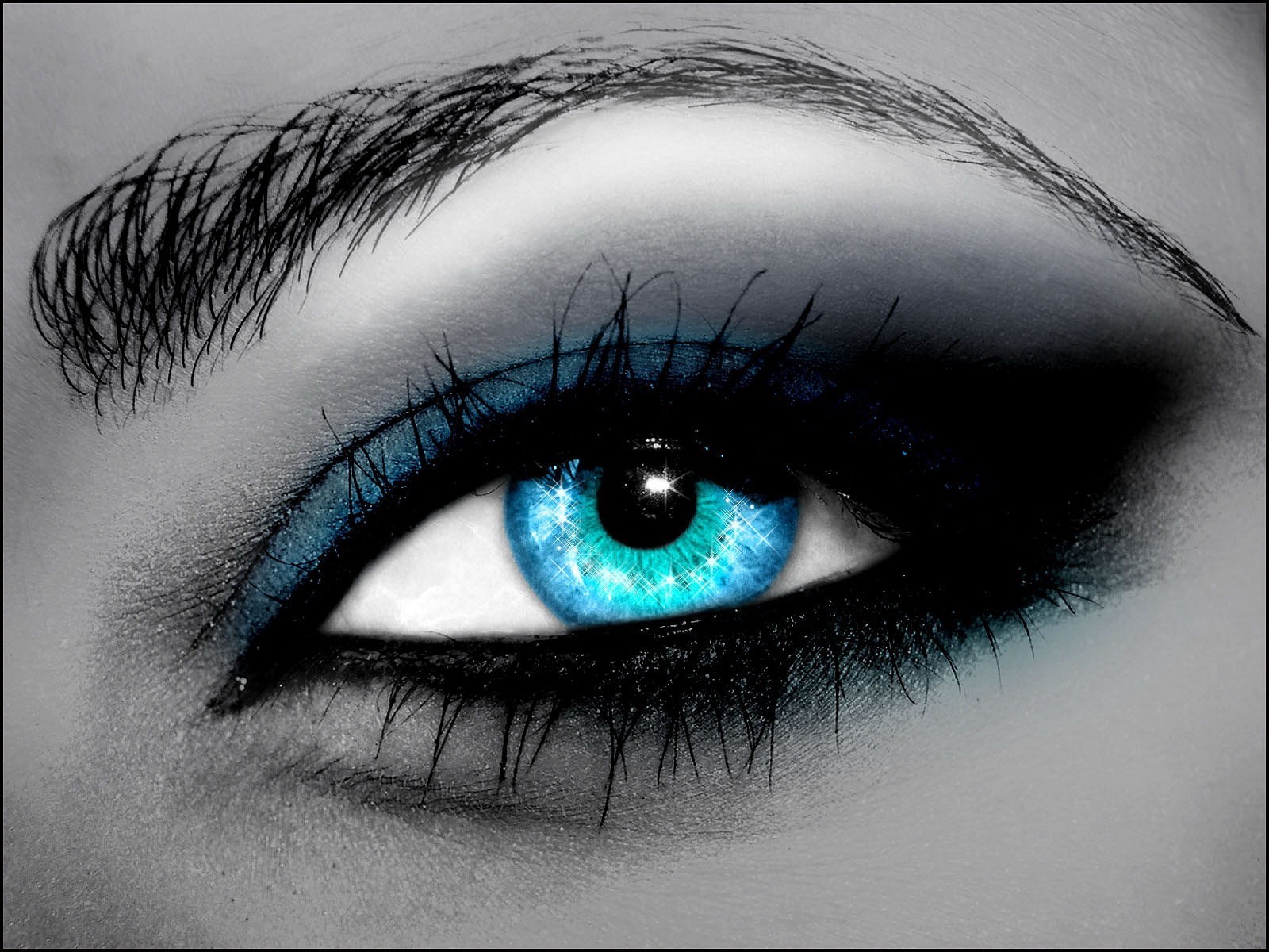 eyes blue fotozhaba