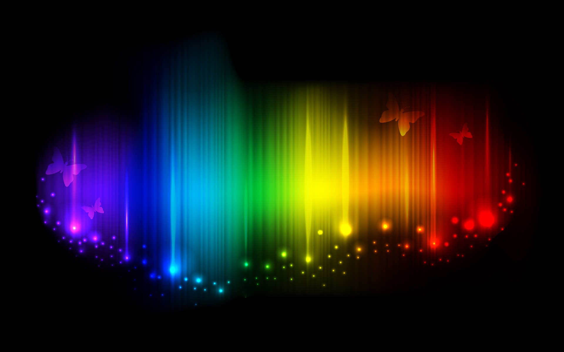 butterfly spectrum rainbow sparks