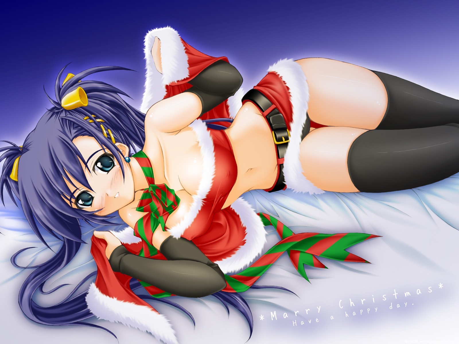 anime girl holiday the snow maiden