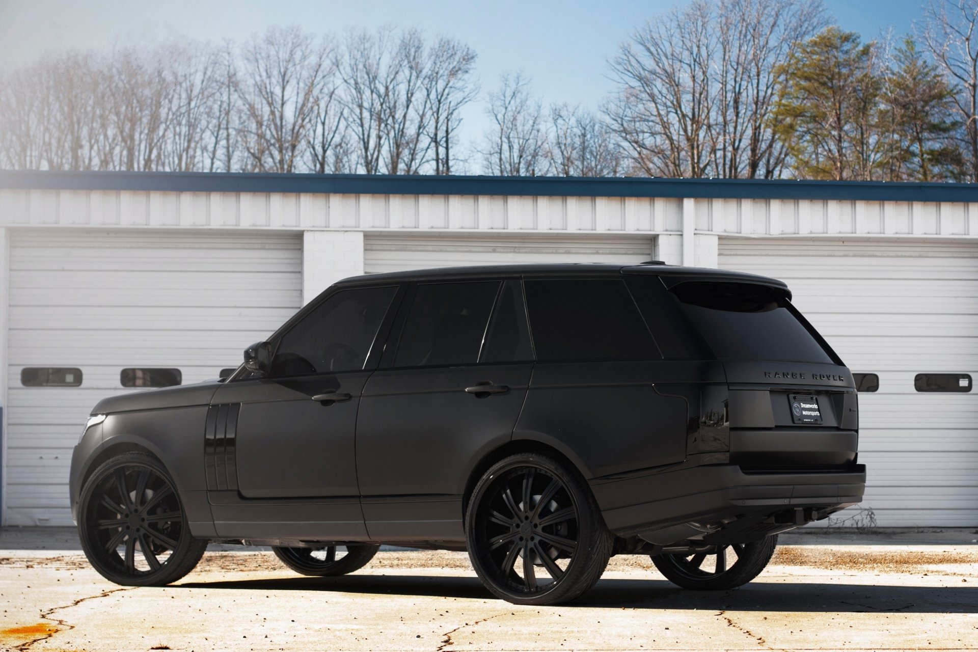 Hd Wallpaper Land Rover Range Rover Black Matte Ranged Rover Black Matt