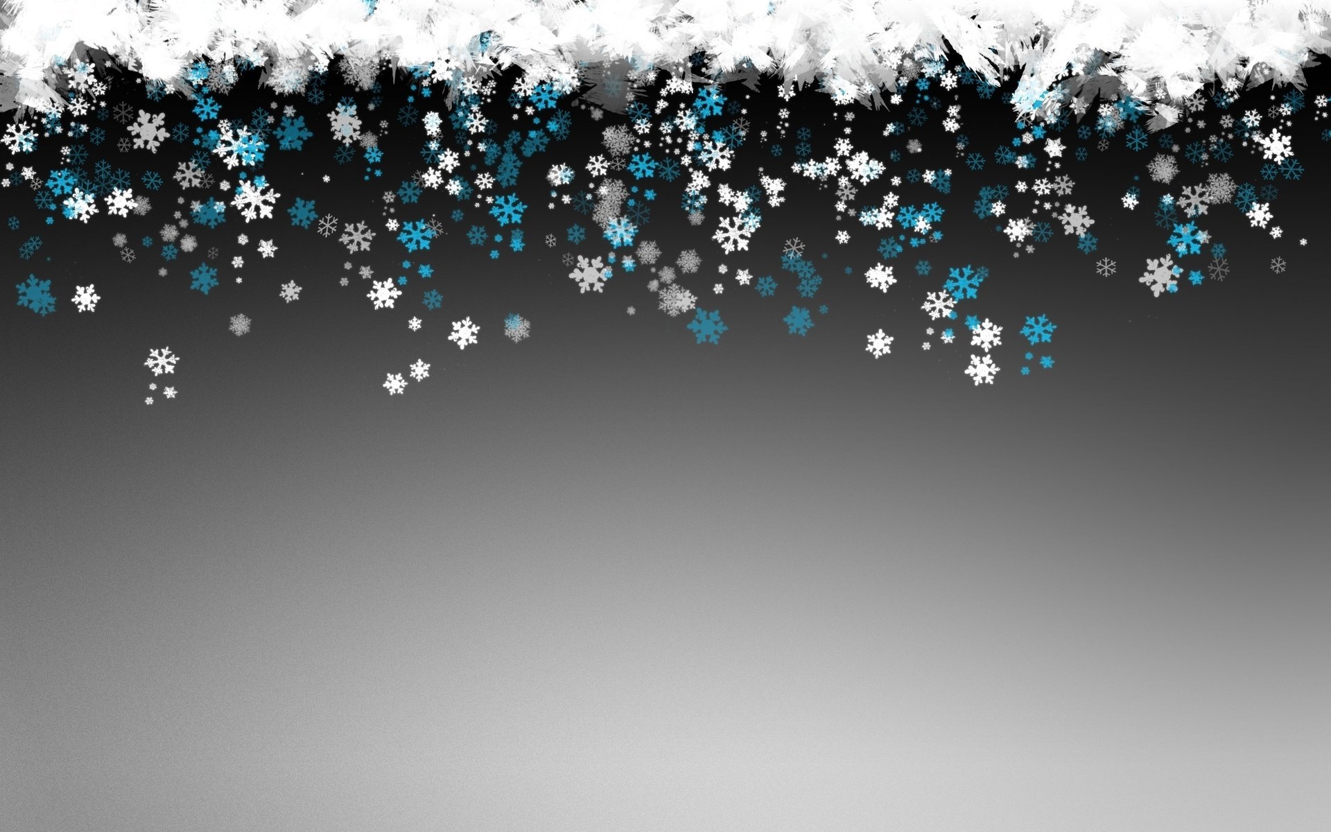 Snowflakes in winter for the new year