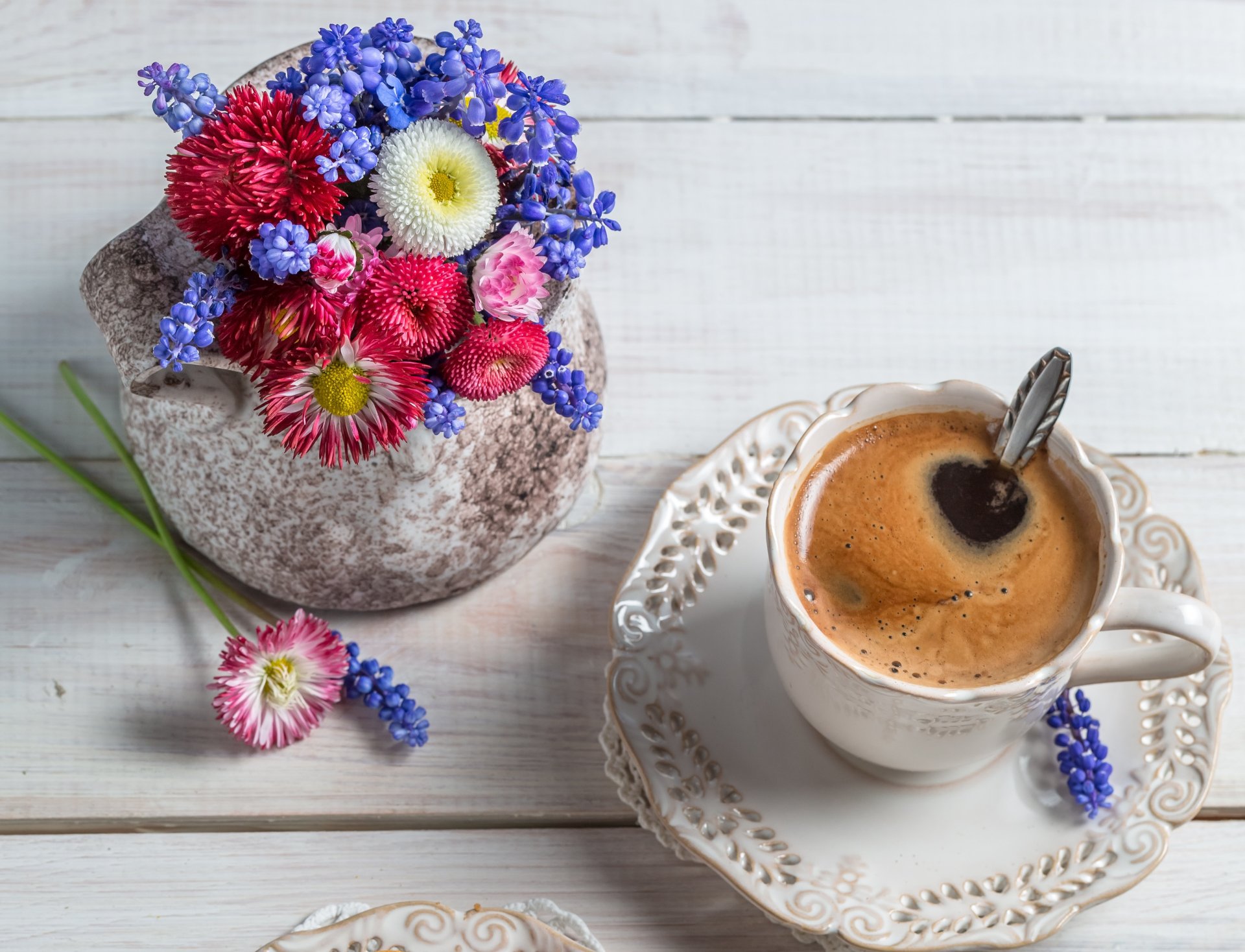 flower coffee cup