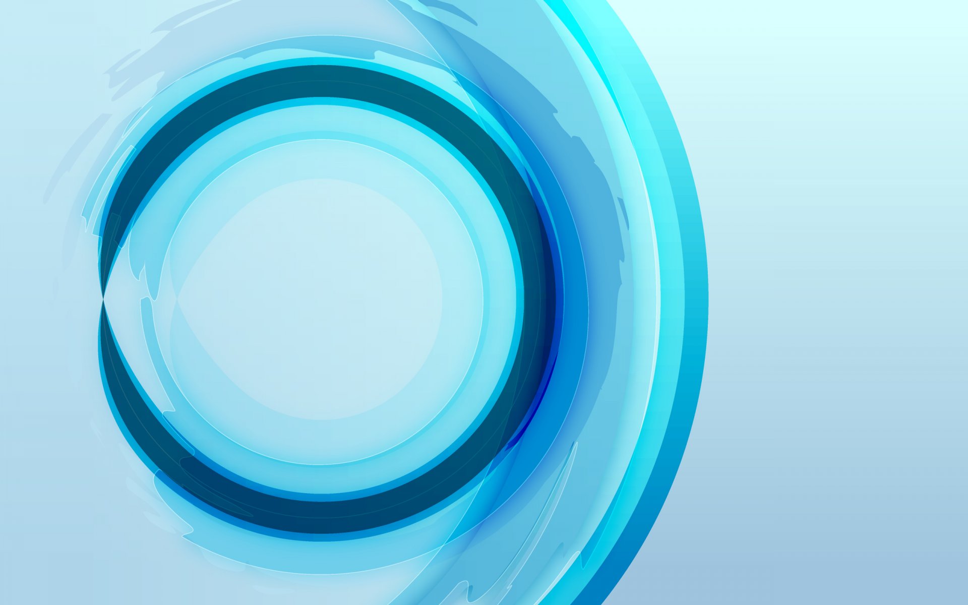 circle abstract blue background