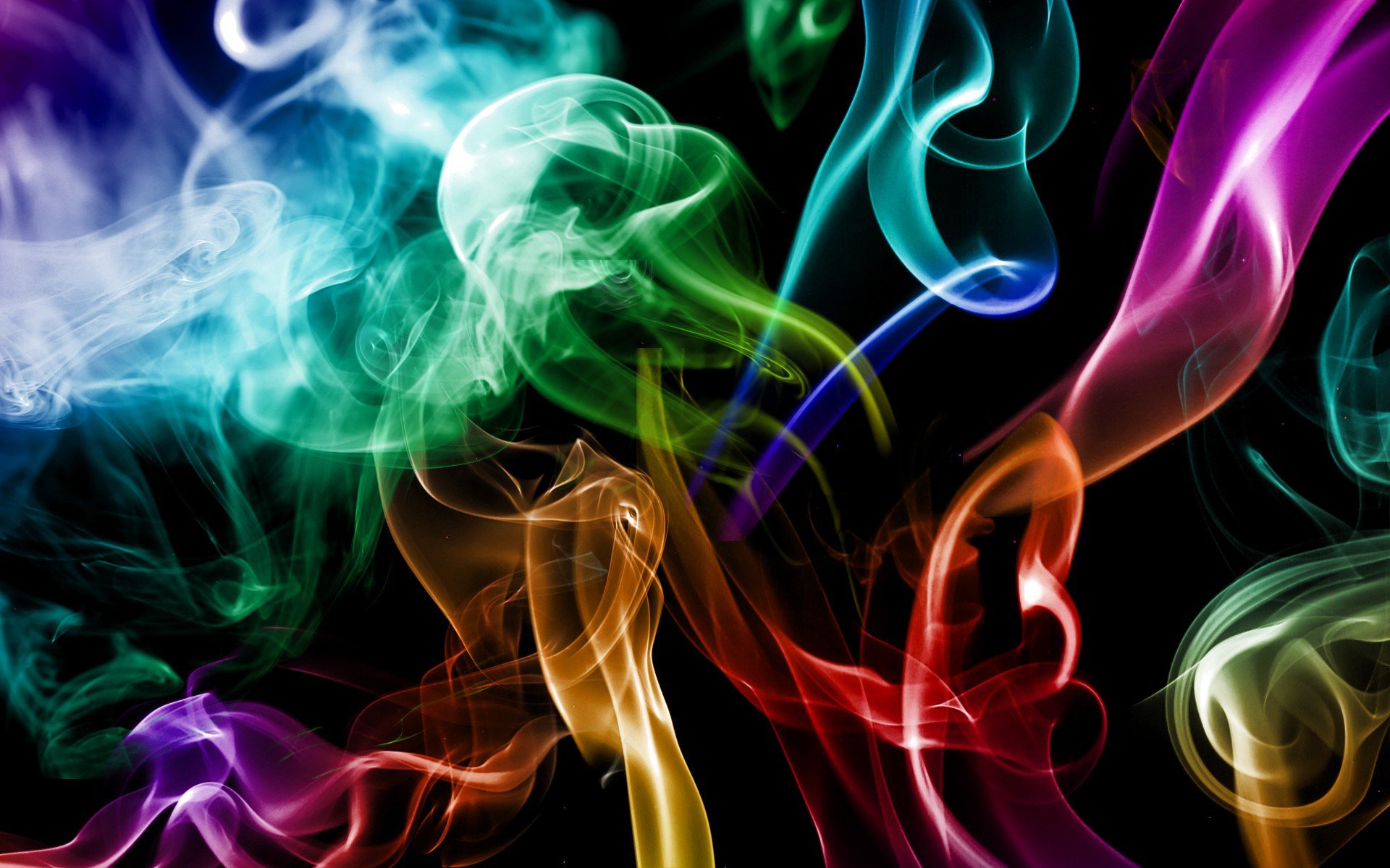 smoke flowers abstract creative colours
