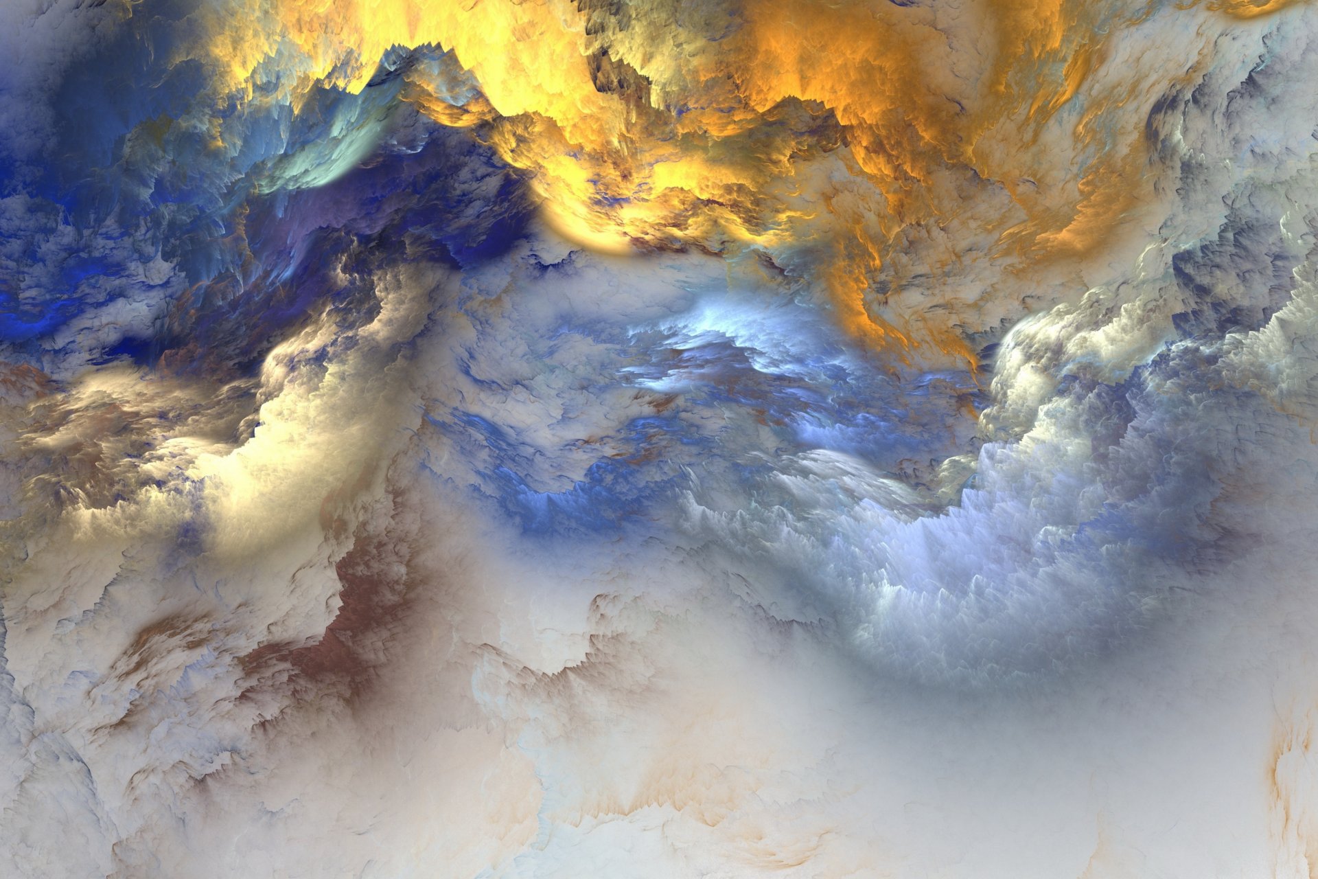 abstract colors unreal clouds background