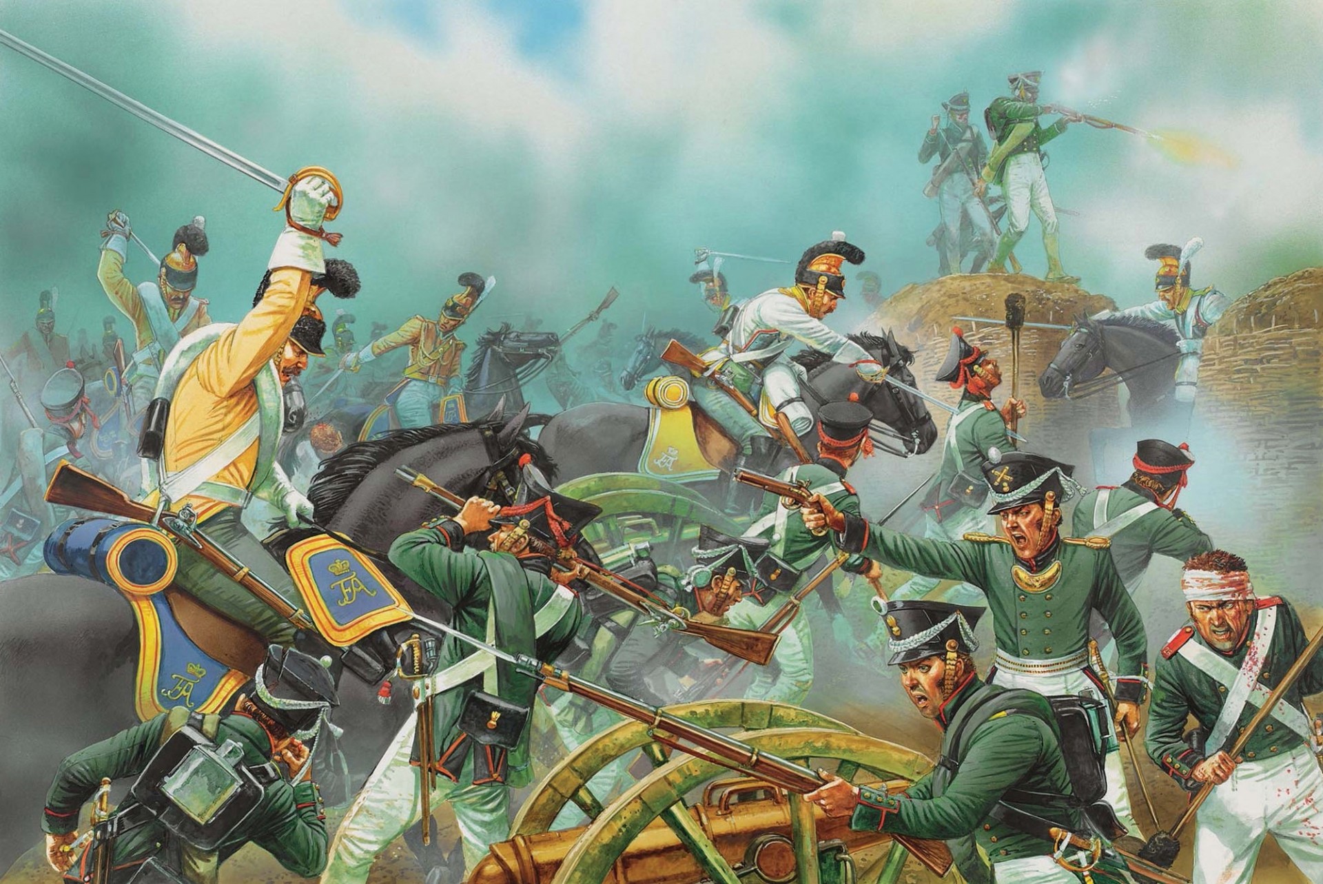 HD wallpaper art russian men war attack battle . borodino great world