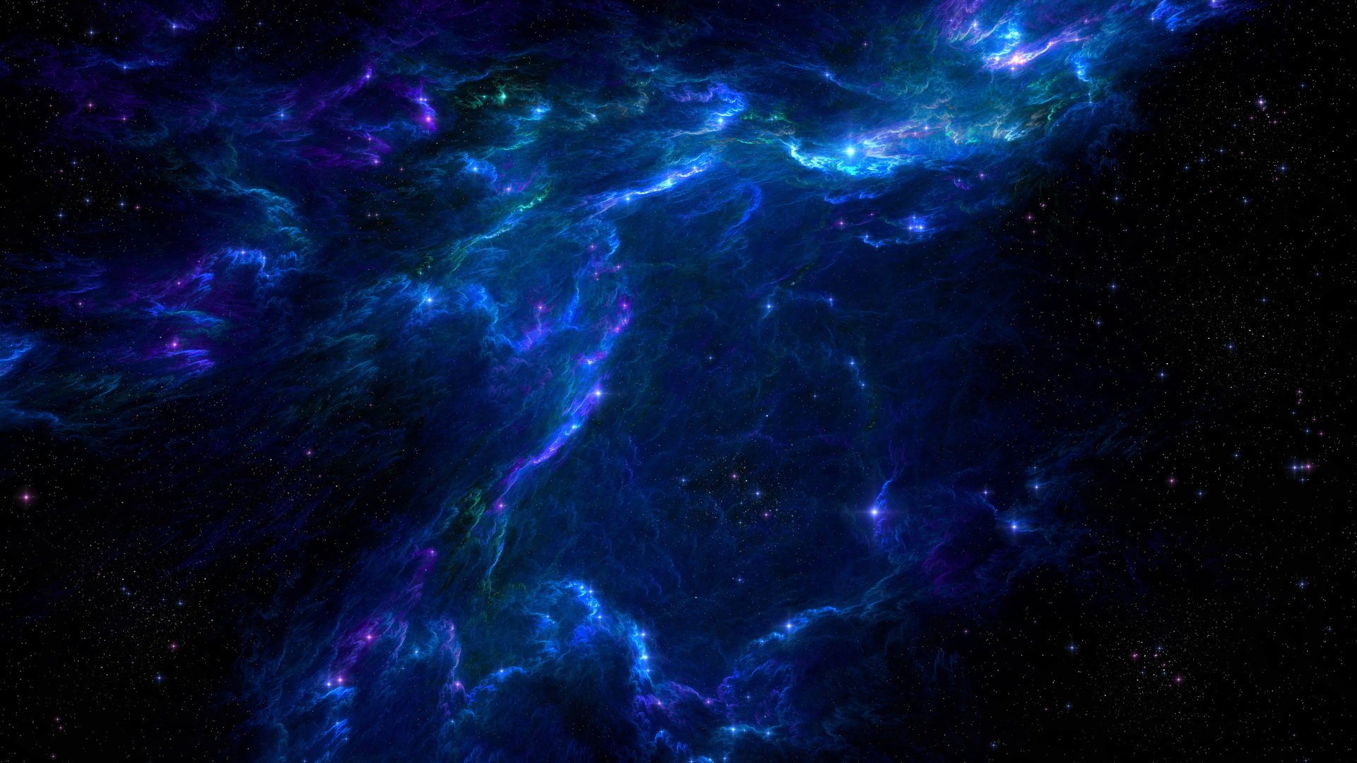 Dark galaxy star nebula