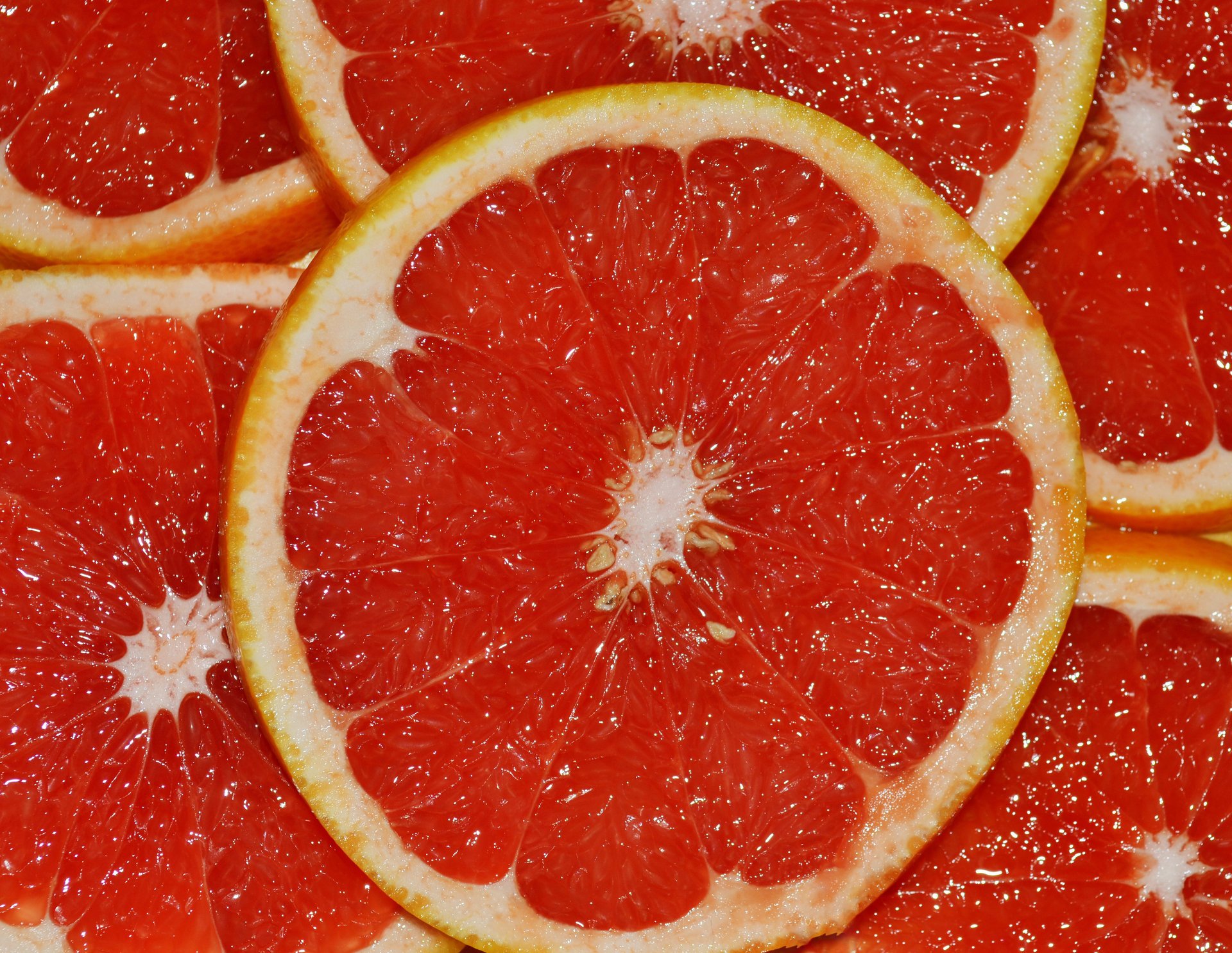 Red juicy citrus. Orange mood