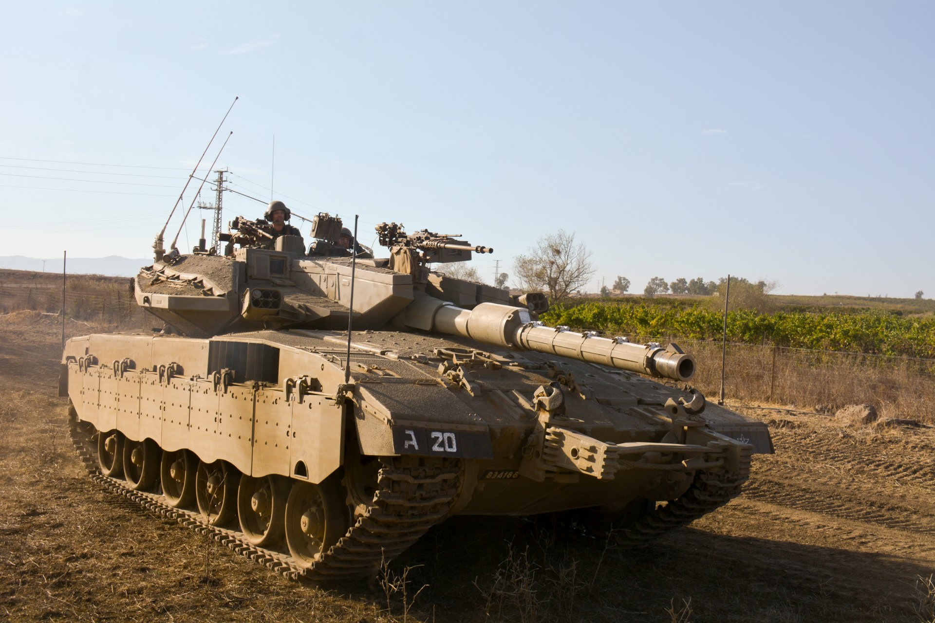 HD wallpaper merkava mk iii main battle tank of israel