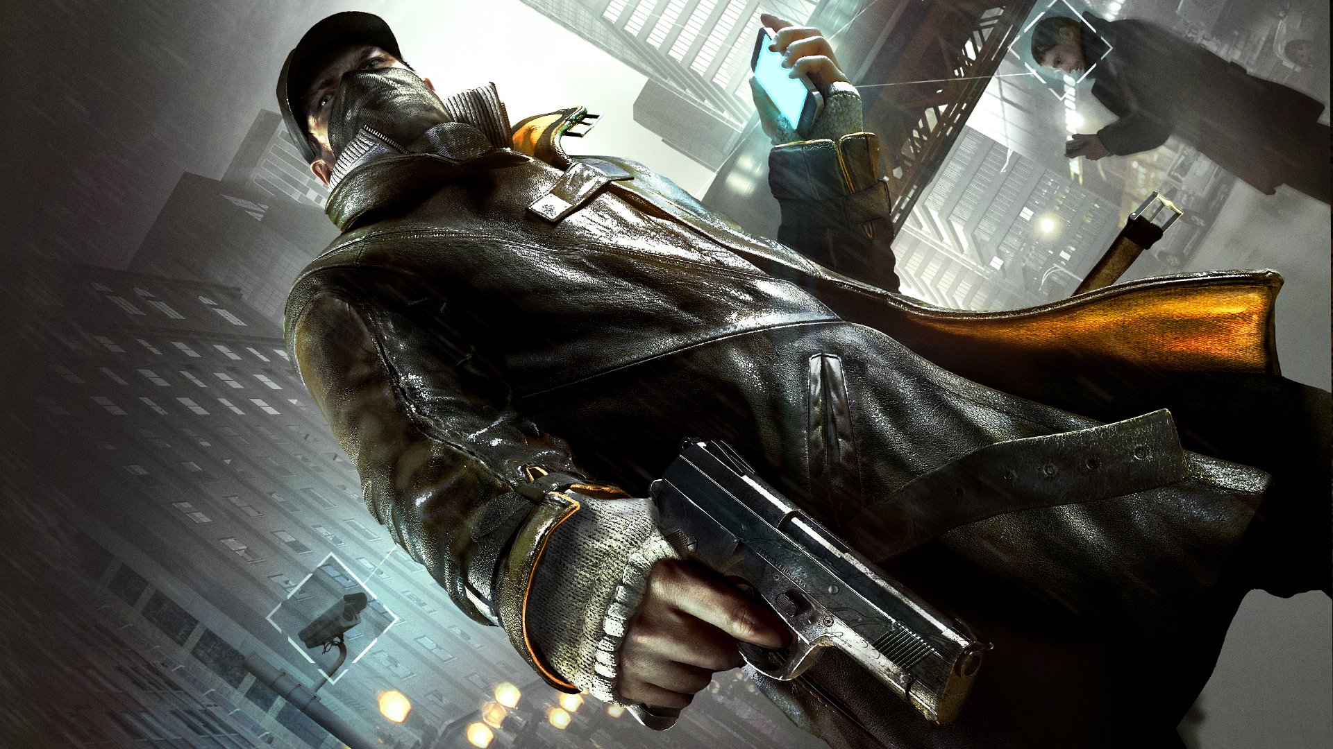 HD wallpaper watch dogs watchdogs aiden pearce gun weapon mask view