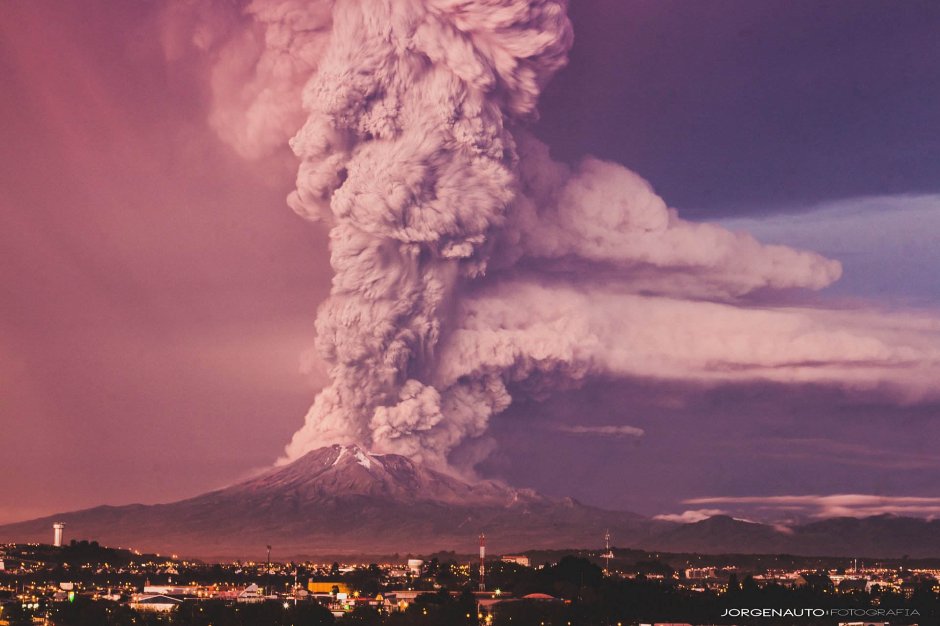 HD wallpaper chile mountain andes active volcano calbuco eruption april